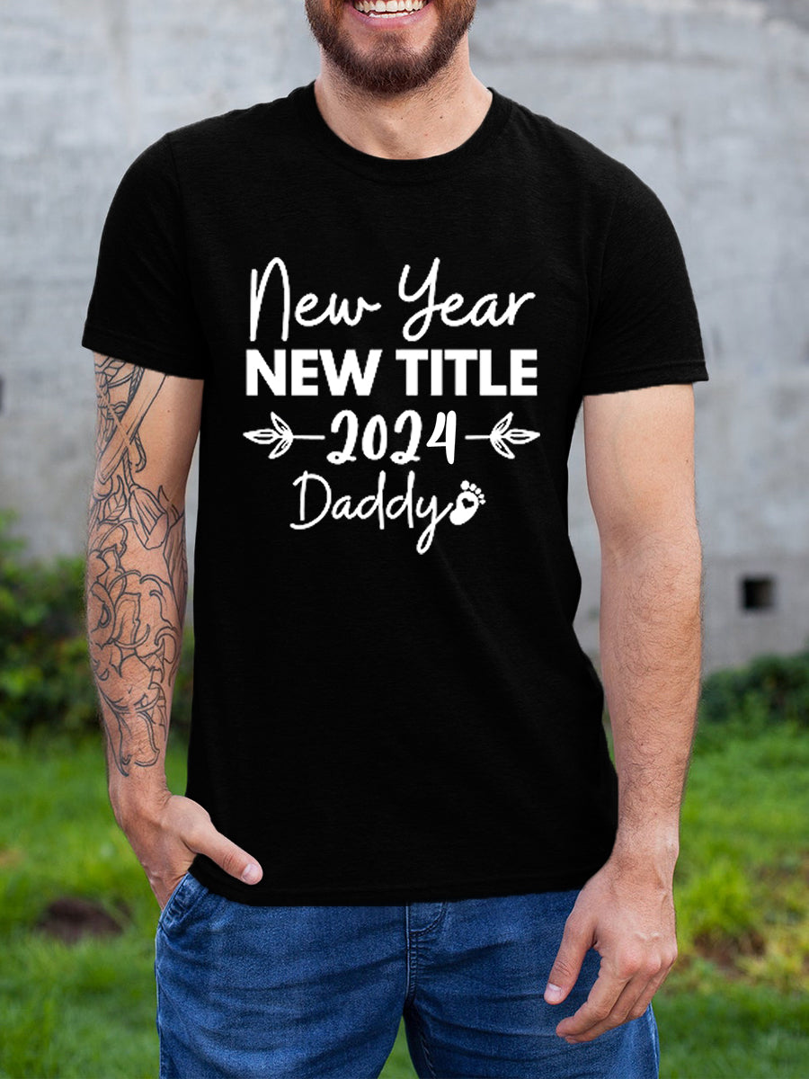 New Year New Mommy & Daddy 2024/2025 Couple Shirt