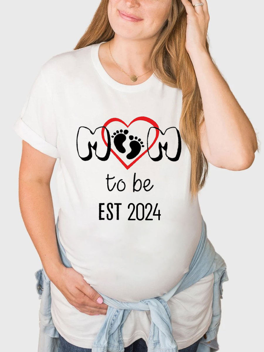 Funny Matching Couple Christmas Pregnancy Announce' Men's T-Shirt