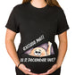 Customizable Months Baby Boy Peeking Bump Maternity Sweatshirt