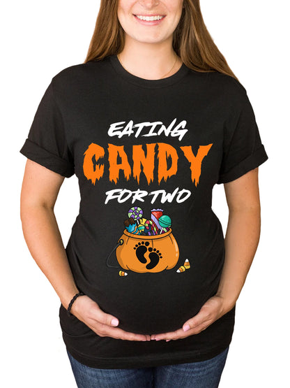 Eating Candy For Two Maternity Shirt