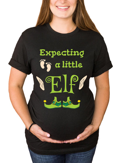 Expecting A Little Elf Maternity Shirt