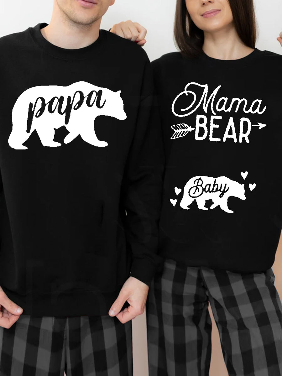 Mama & Papa Bear Baby Couple Sweatshirt