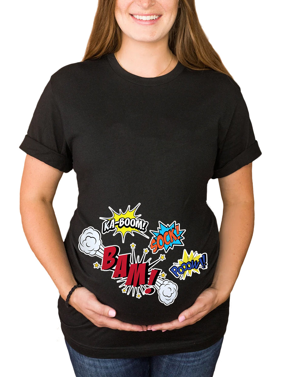 Boom Baby Maternity Shirt