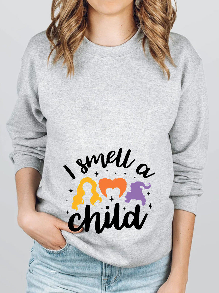 I Smell A Child Maternity Shirt