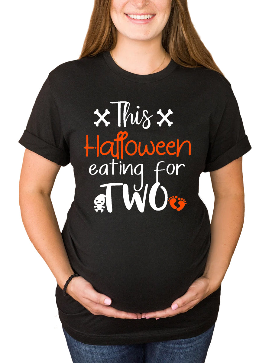 This Halloween Eating for Two Maternity Shirt