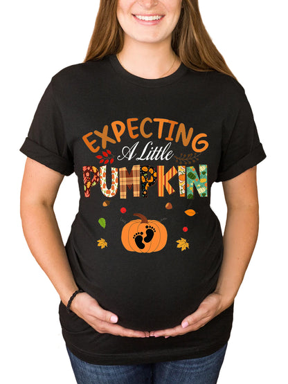 Expecting A Little Pumpkin Maternity Shirt