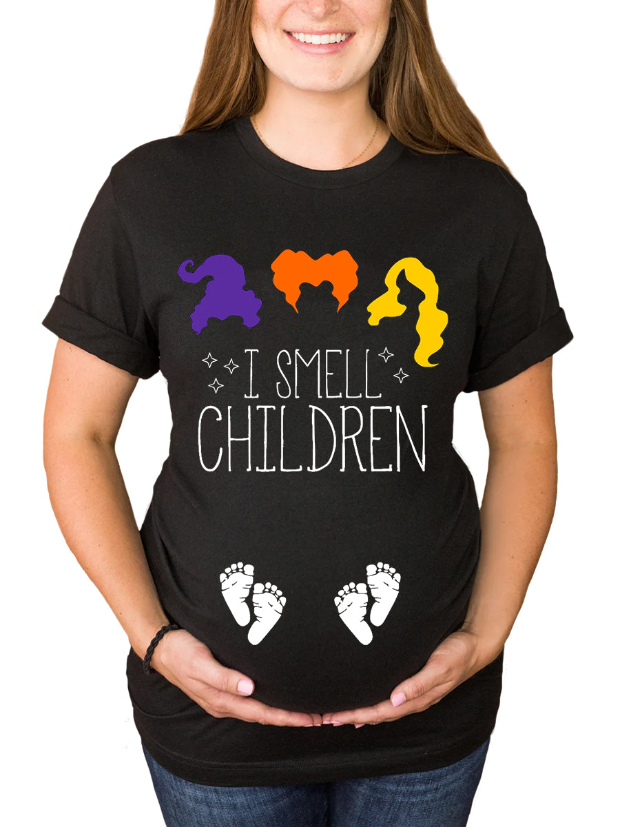 I Smell Children Twins Announcement Maternity Shirt