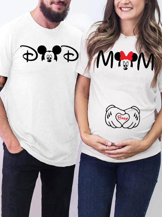 Mom Baby and Dad Couple Shirt