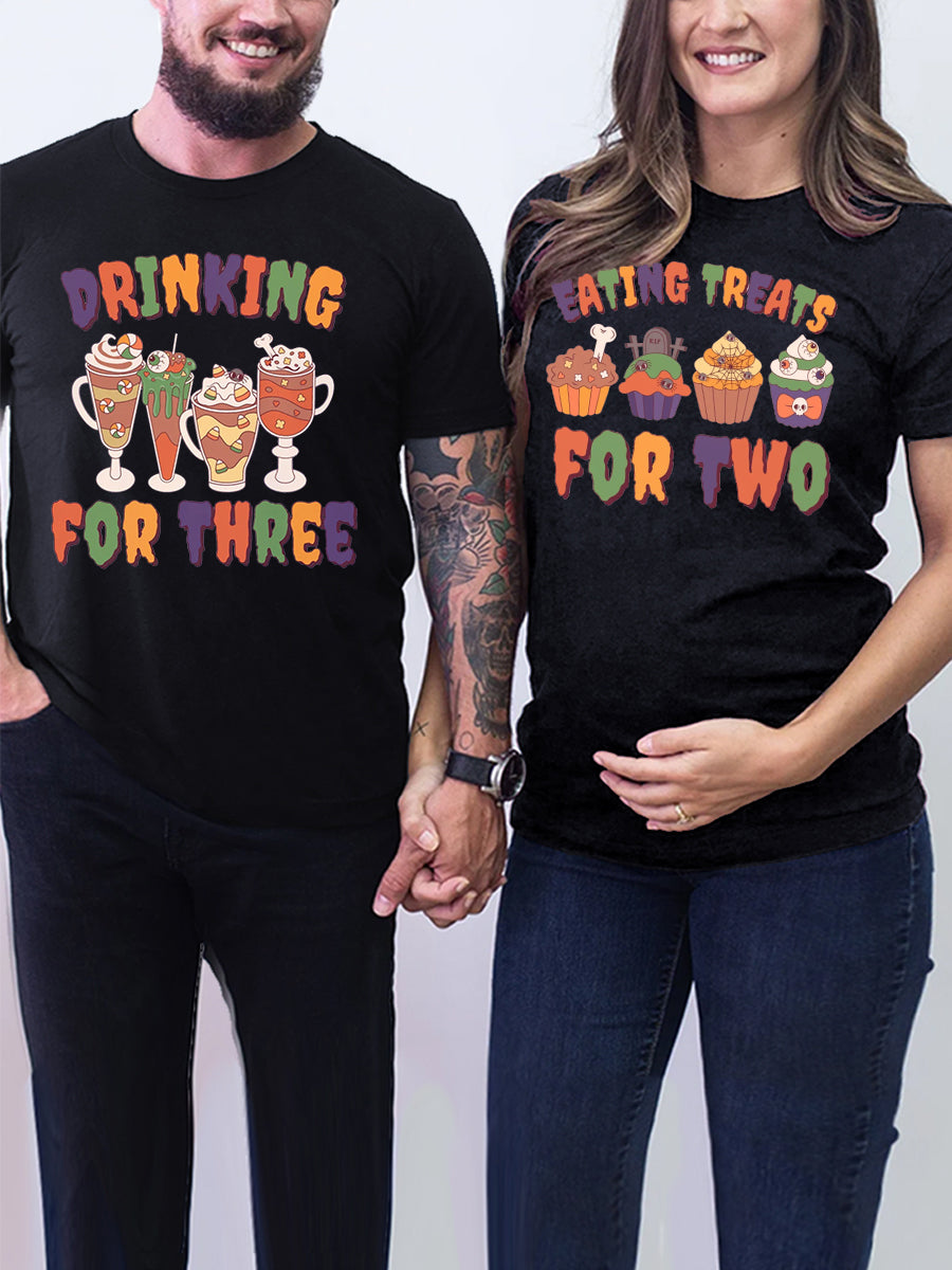 Eating Treats For Two Couple Shirt