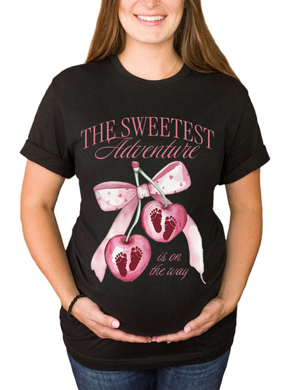 The Sweetest Adventure Is On The Way Maternity Shirt