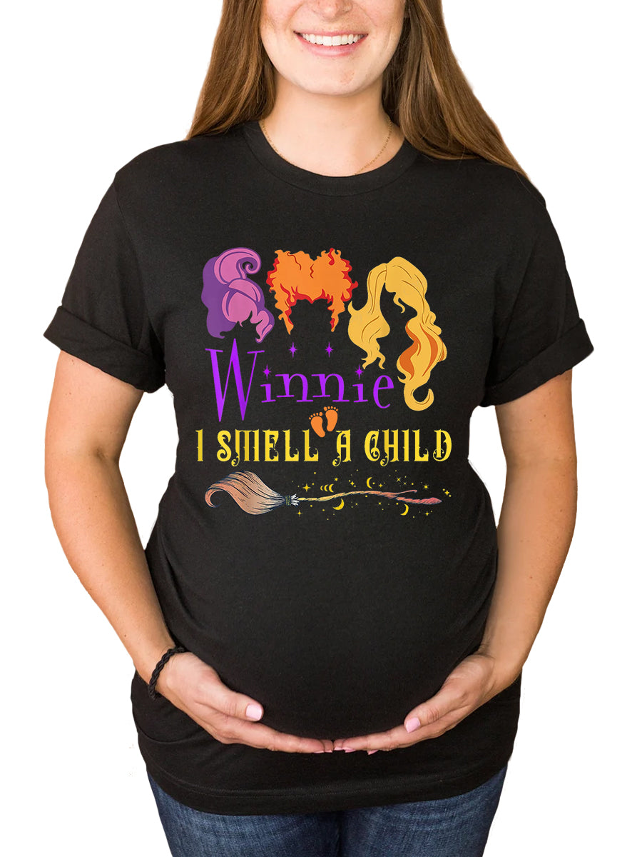 Winnie I Smell A Child Maternity Shirt