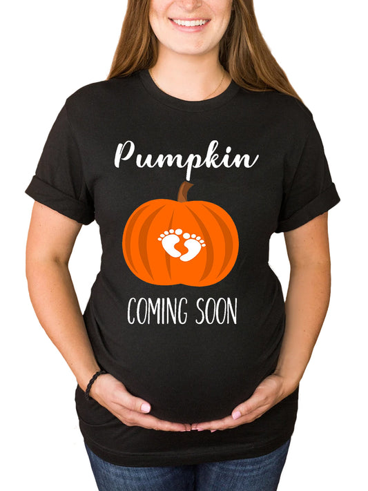 Pumpkin Coming Soon Maternity Shirt