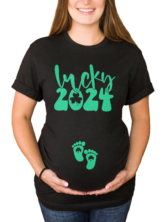 Lucky 2024 Maternity Shirt