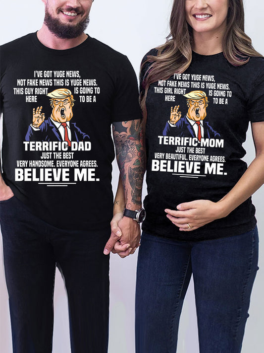 This Girl is Going to be A Terrific Mom/Dad Couple Shirt