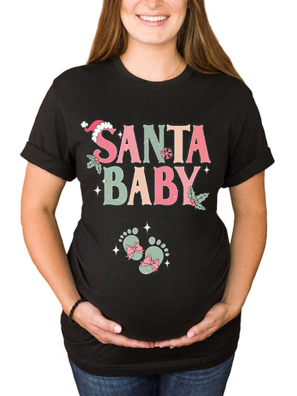 Santa Baby Maternity Shirt