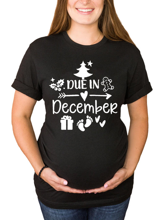 Due In December Maternity Shirt