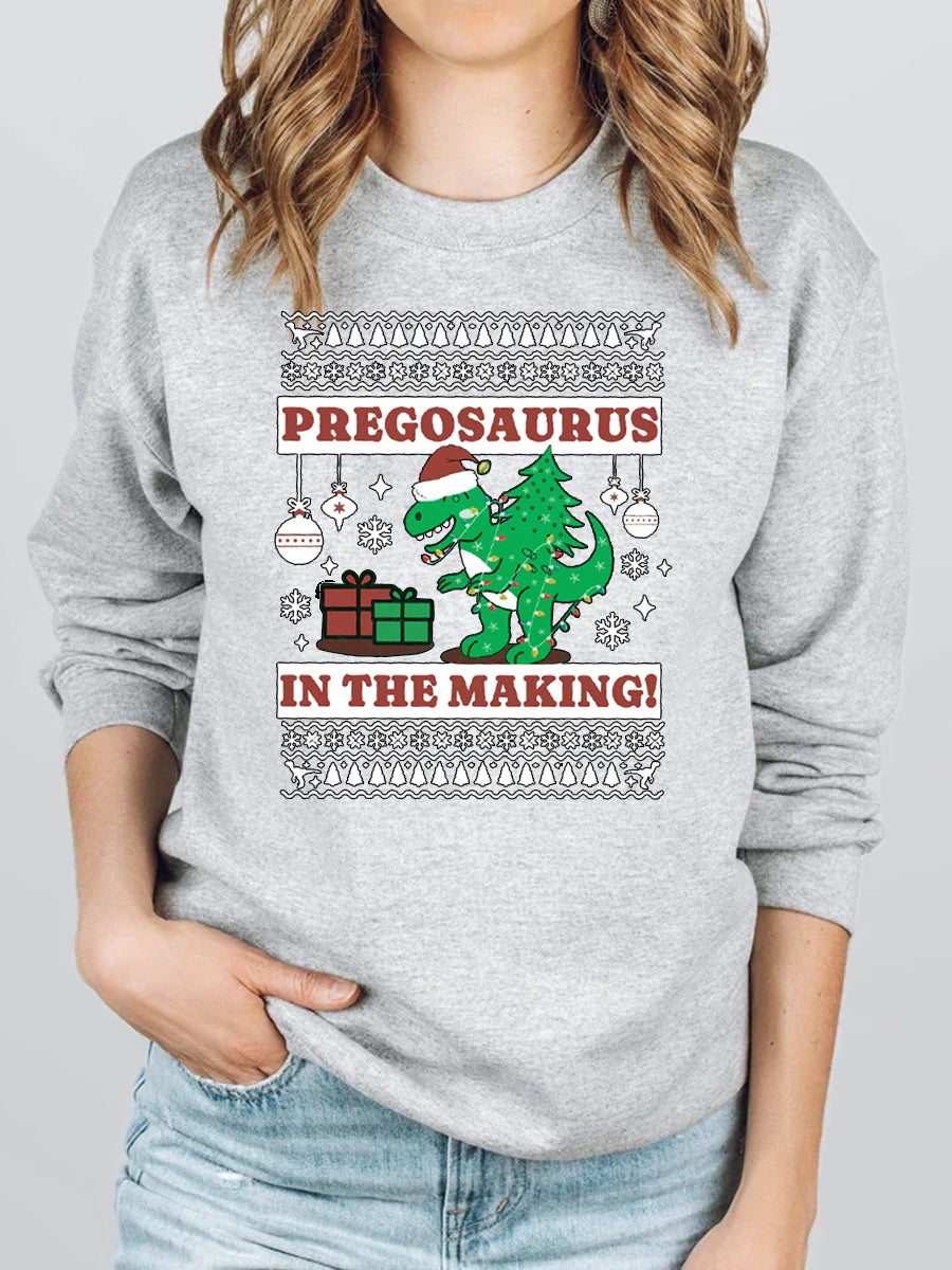 Pregosaurus In The Making Maternity Shirt