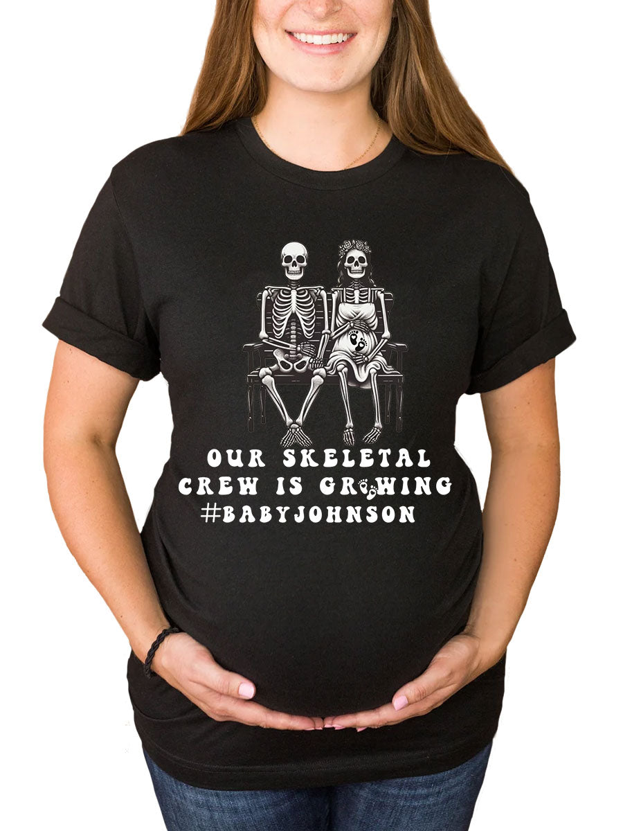 Our Skeletal Grew Is Growing Maternity Shirt