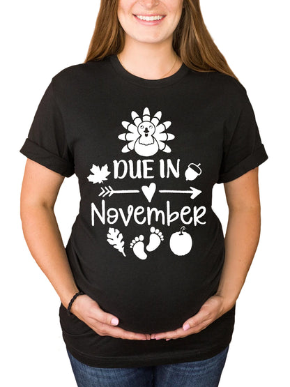 Due In November Maternity Shirt