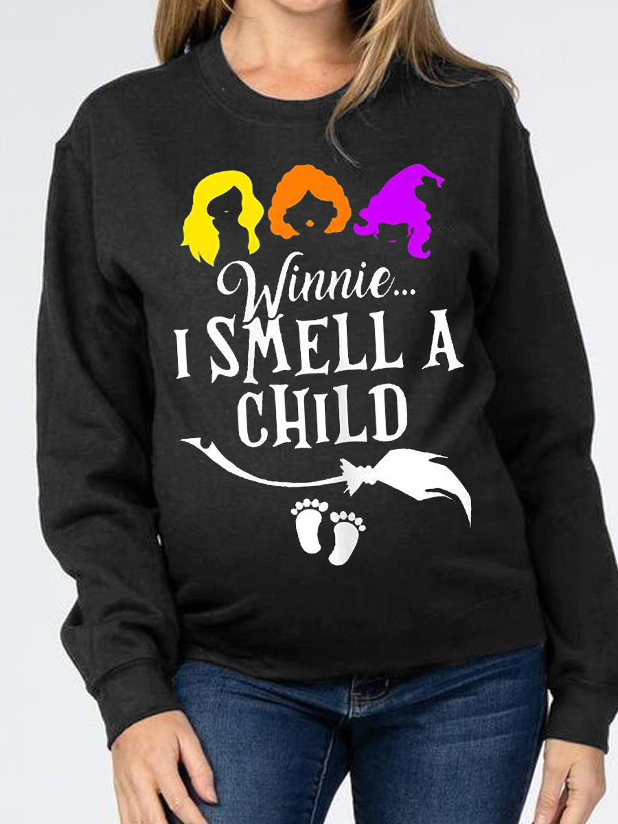 Winnie I Smell A Child Funny Maternity Shirt