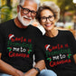 Santa Is Promoting Me To Mommy Announcement Family Matching Shirt