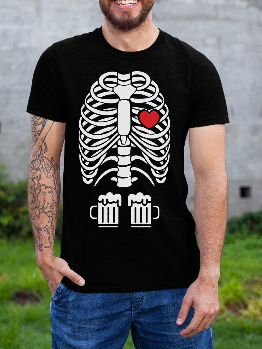 Skeleton Twins Baby Couple Shirt