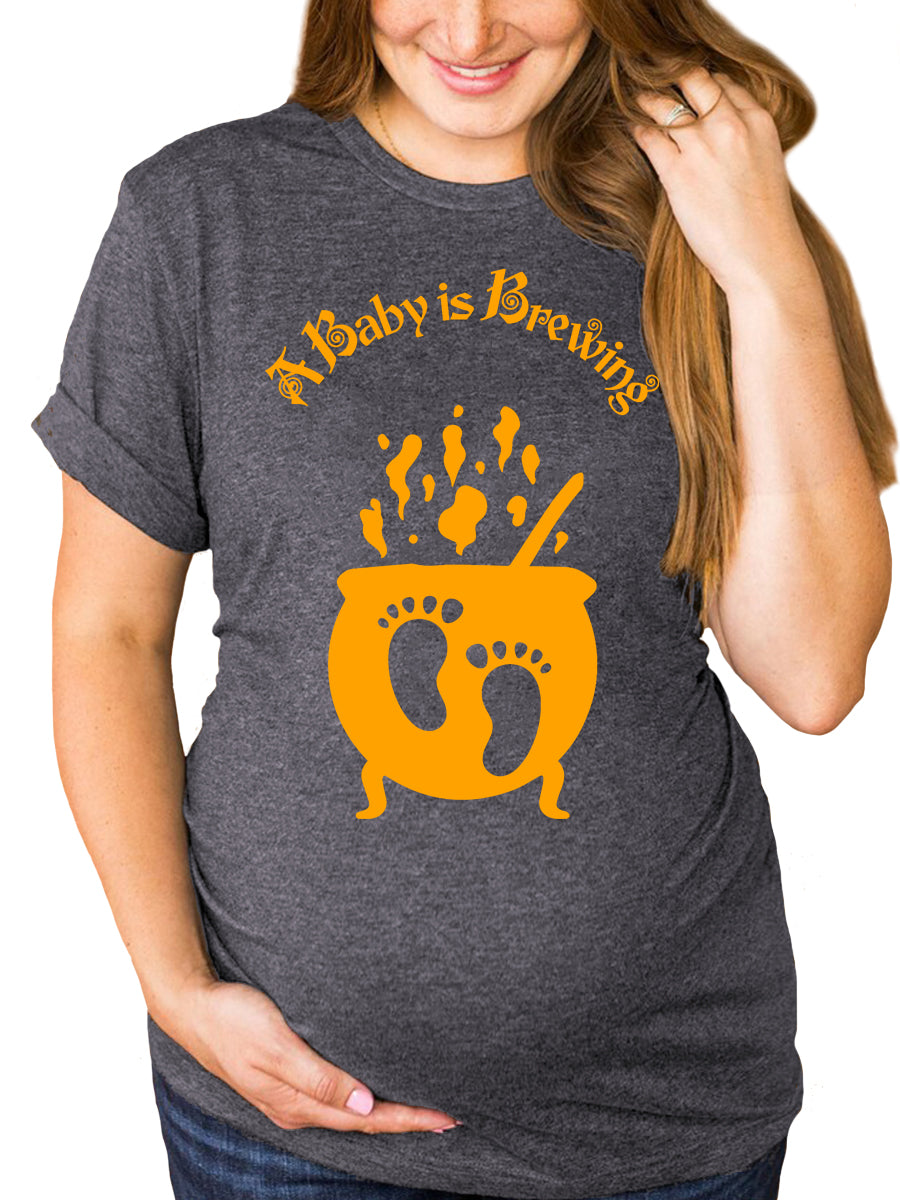 A Baby Is Brewing Maternity Shirt