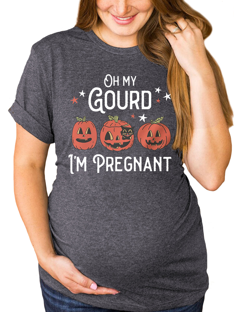 Oh My Gourd I'm Pregnant Maternity Shirt