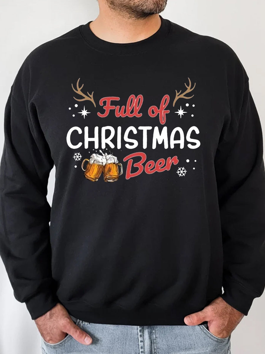 Full Of Baby Christmas Couple Sweatshirt