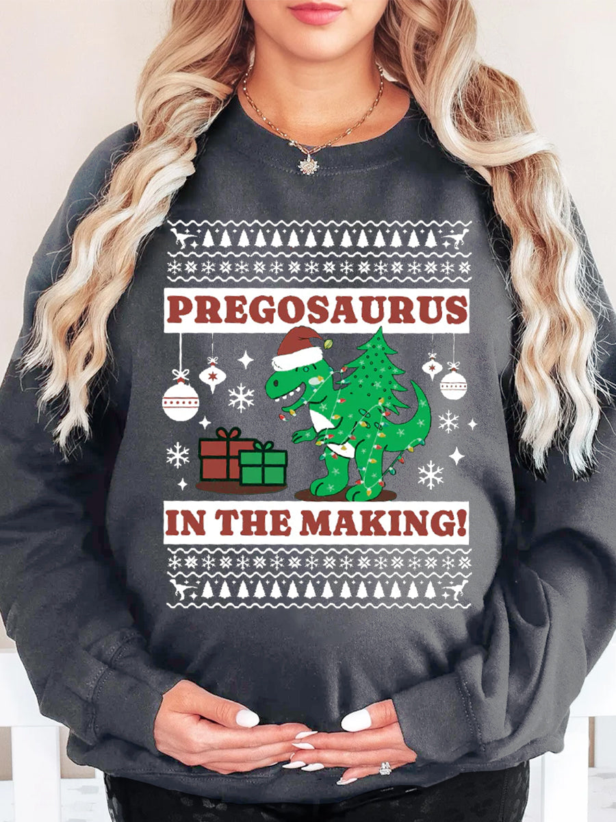 Pregosaurus In The Making Maternity Shirt