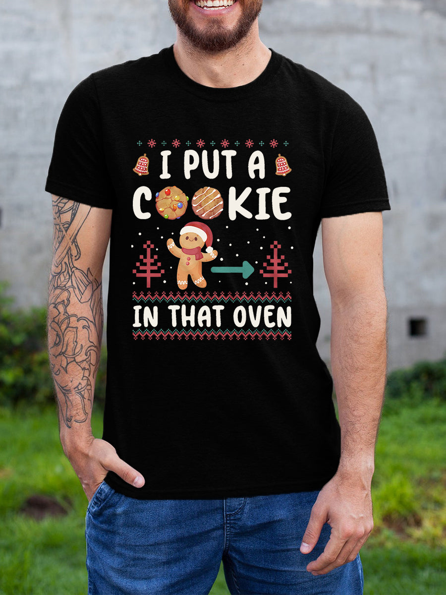 There's A Cookie In This Oven Couple Shirt