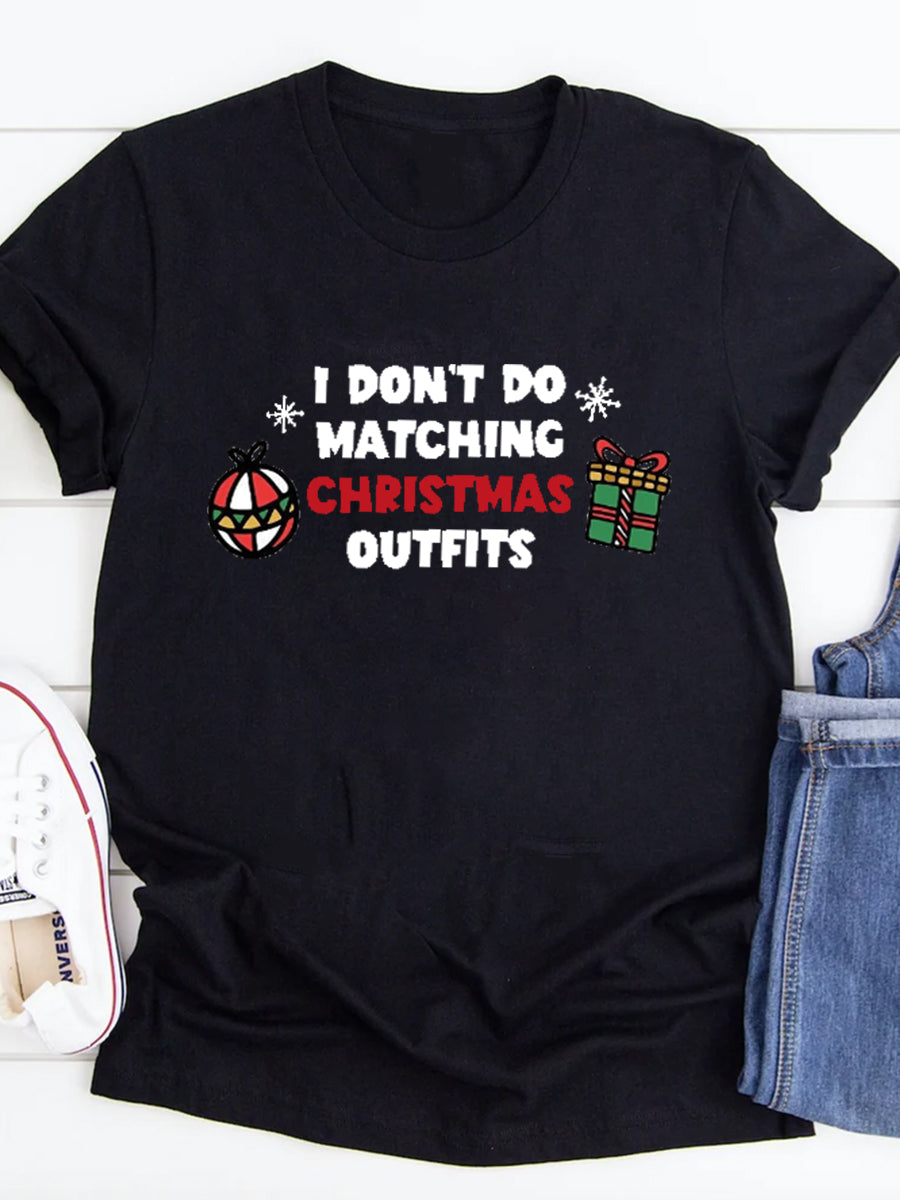 Matching Christmas Outfits Announcement Family Matching Shirt