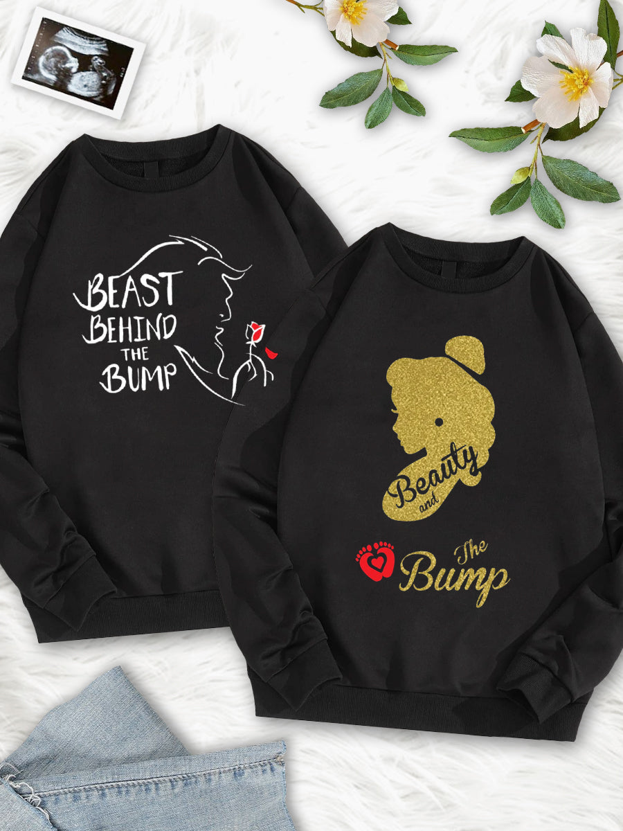 Beauty And The Bump Couple Maternity Shirt