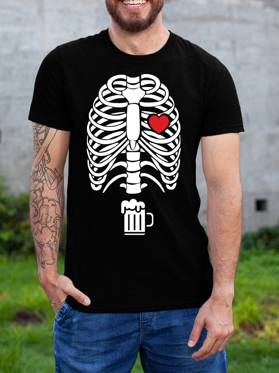 Skeleton Baby Couple Shirt