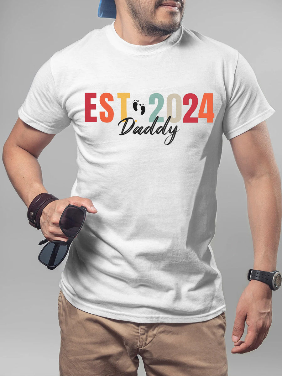 Est 2024/2025 Daddy/Mama Couple Shirt