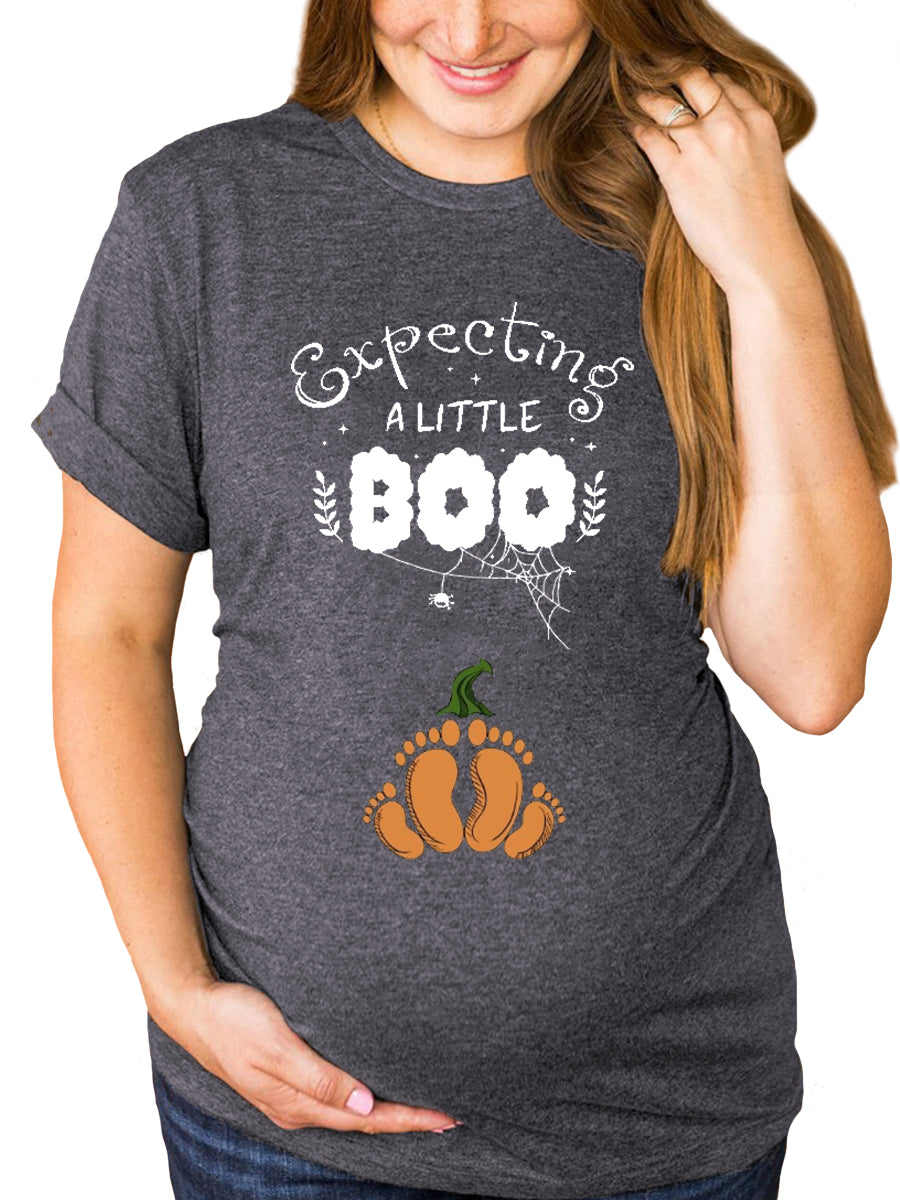 Expecting A Little Boo Maternity Shirt