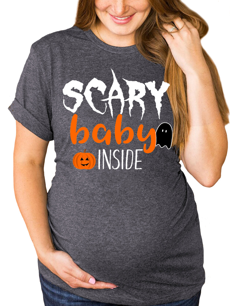 Scary Baby Inside Maternity Shirt