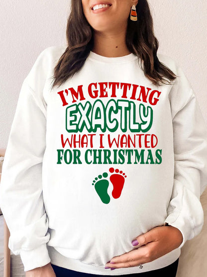 I'm Getting Exactly What I Wanted For Christmas Couple Sweatshirt