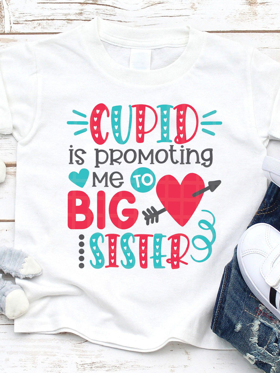 Cupid Is Promoting Me To Big Bro&Sis Family Matching Shirt