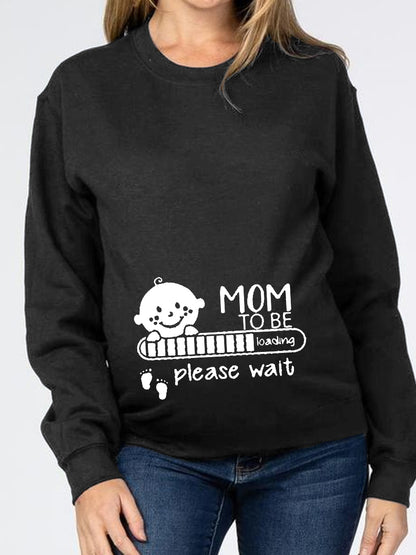 Daddy & Mama To Be Please Wait Couple Sweatshirt