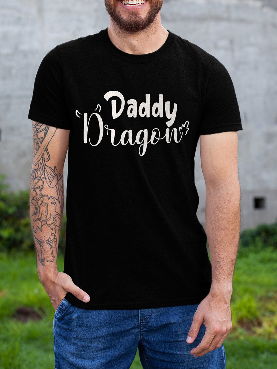 Mama Dragon and Daddy Dragon Couple Shirt