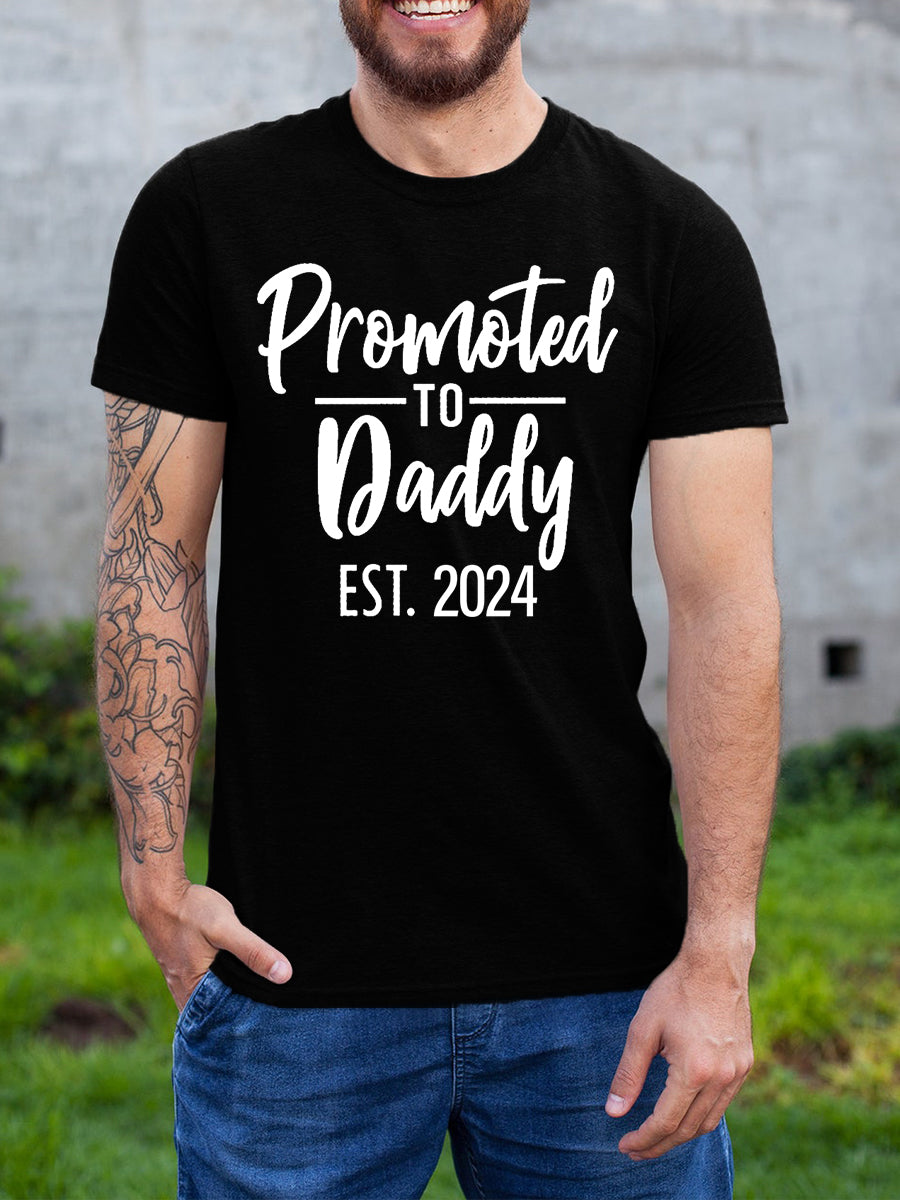 Promoted To Mommy EST. 2024/2025 Couple Shirt