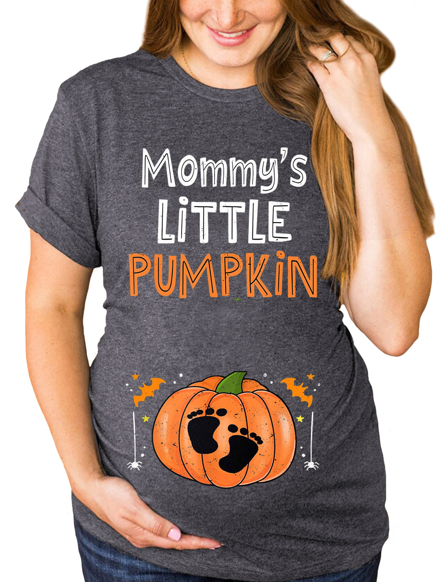 Mommy's Little Pumpkin Holiday Maternity Shirt