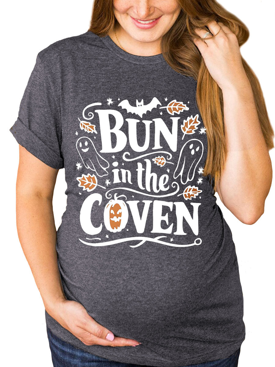 Bun In The Coven Maternity Shirt