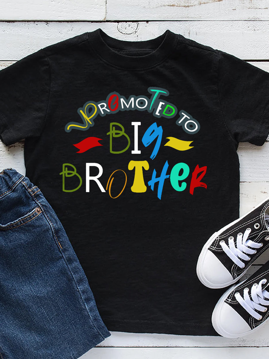 Promoted To Big Brother Family Matching Shirt