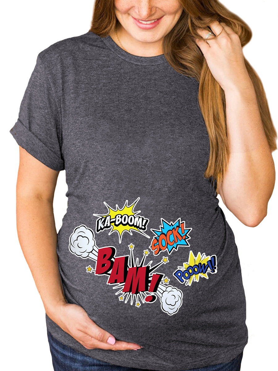 Boom Baby Maternity Shirt