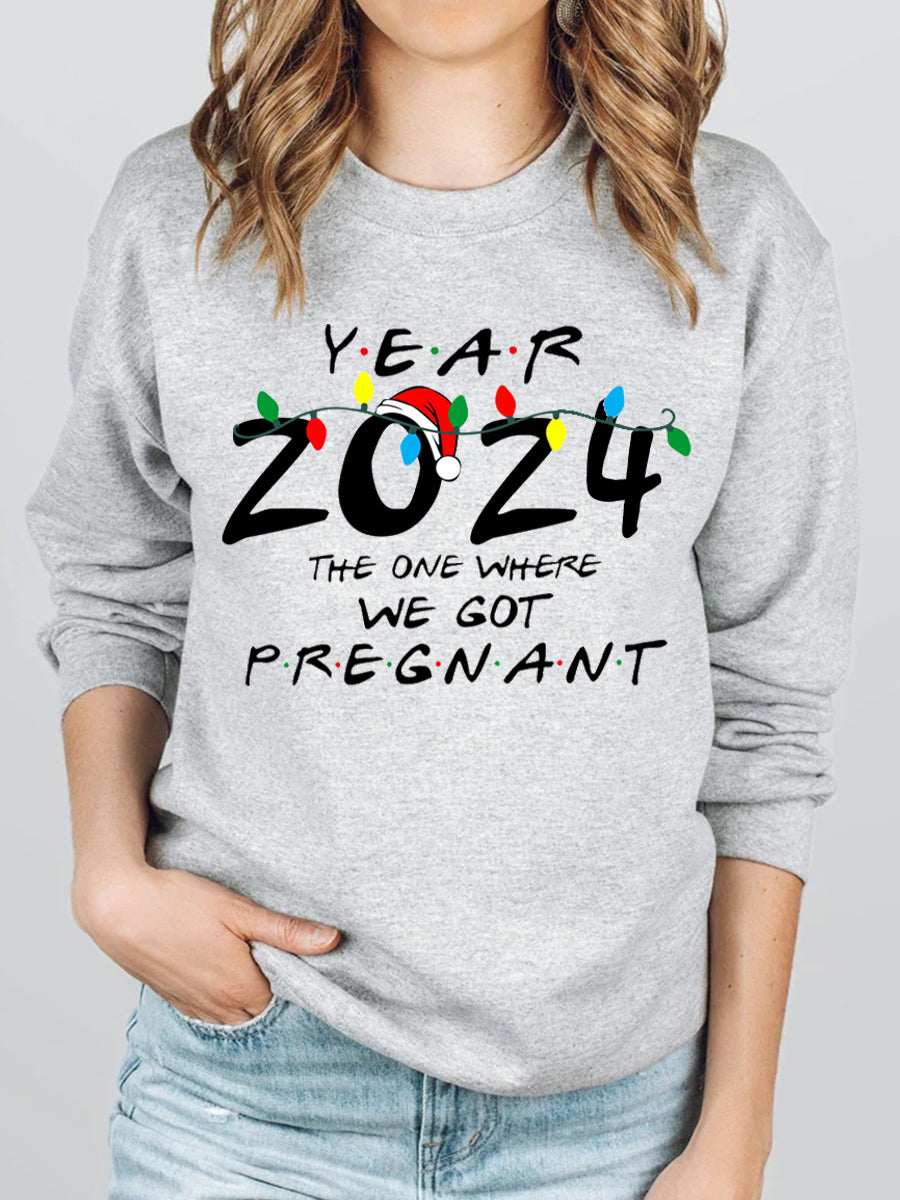 The One Where We Got Pregnant Maternity Sweatshirt