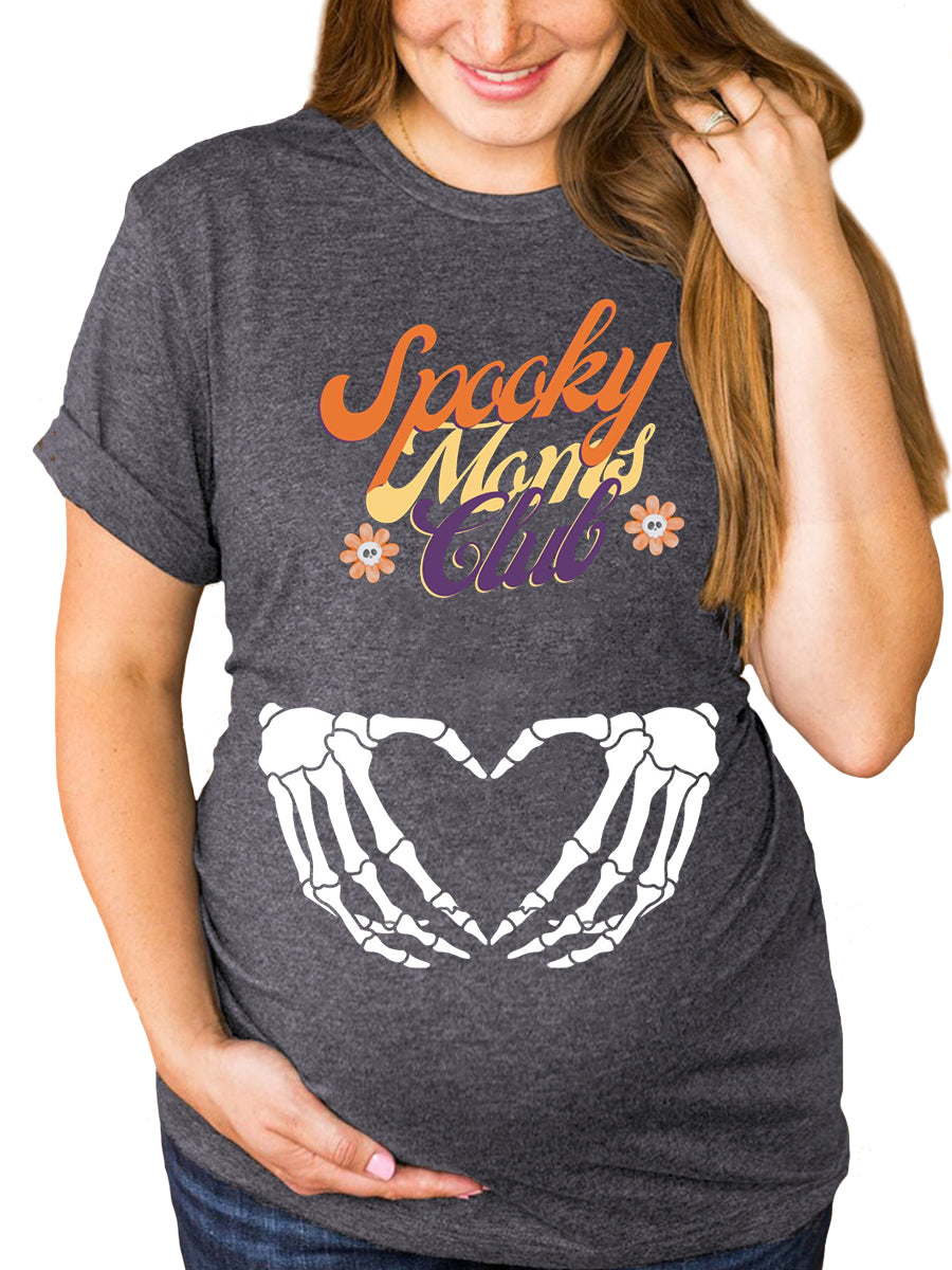 Spooky Mami Club Maternity Shirt