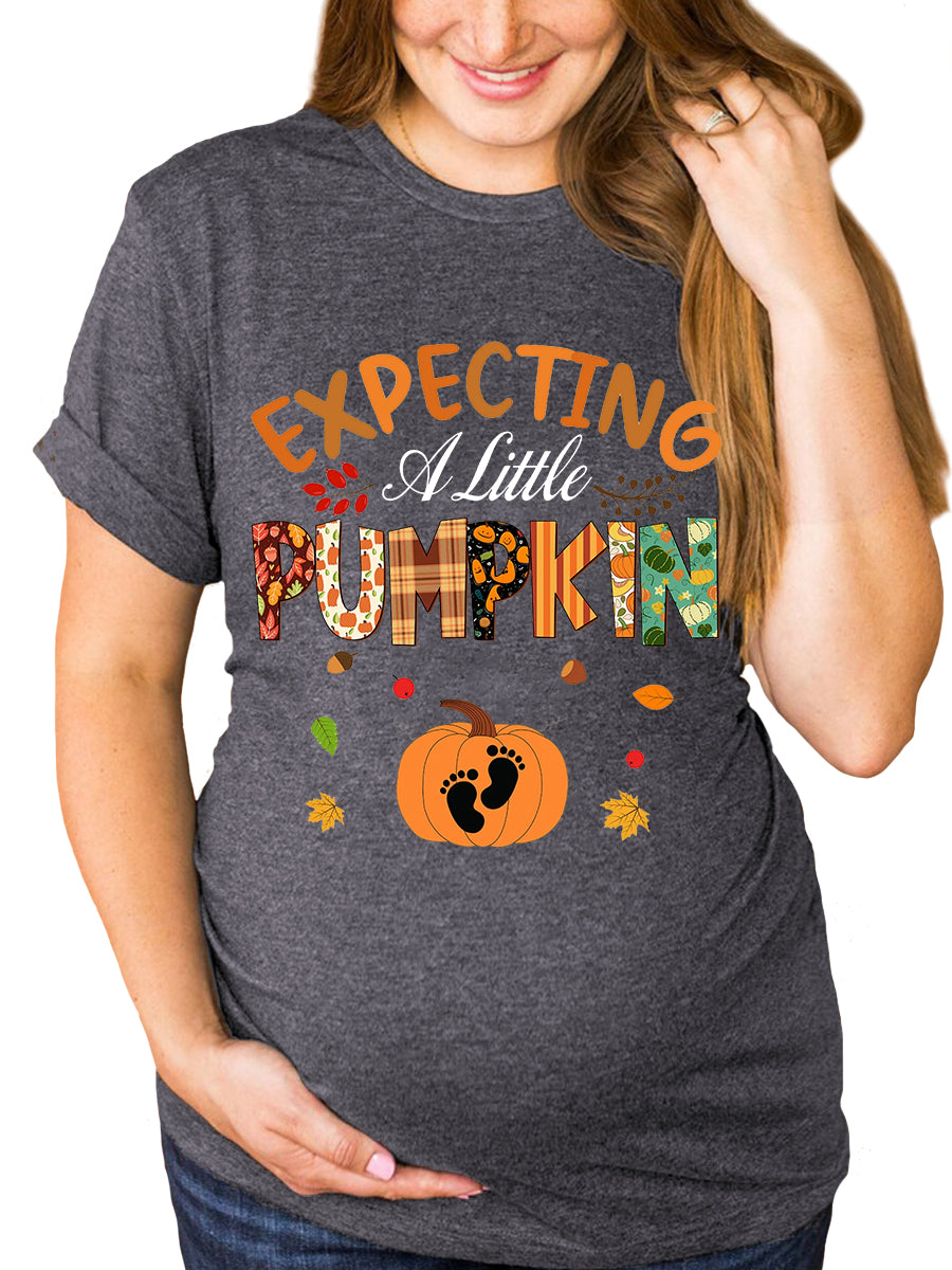 Expecting A Little Pumpkin Maternity Shirt