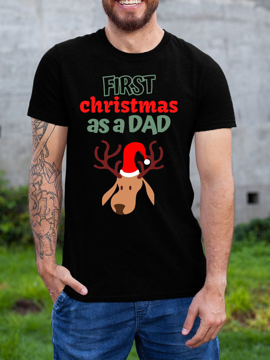 First Christmas as a Mom / Dad Couple Shirt